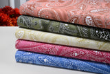 Paisley Collection 500 Thread Count Egyptian Cotton Bed Sheets 4 Piece Set - 5 Colors